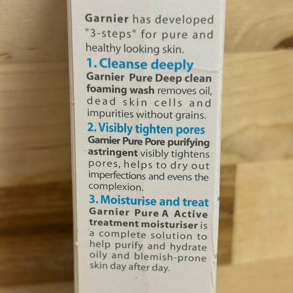 GARNIER Pure A Daily Treatment Moisturizer Salicylic Acid 40ml New - Picture 4 of 4